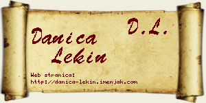 Danica Lekin vizit kartica